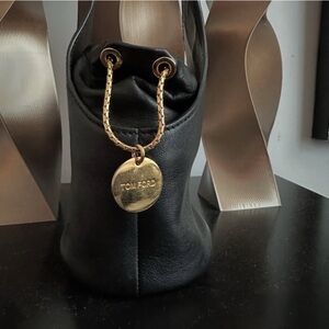 Tom Ford Black Bucket Bag – Gold Hardware – Excellent Condition – Authentic